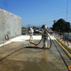 trabajo realizado con poliuterano